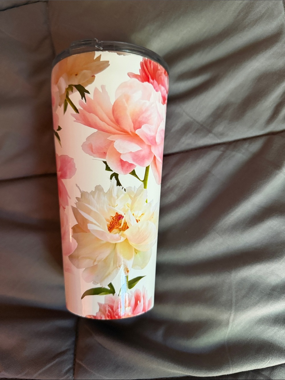 Corkcicle Pink & White Floral Travel Tumbler - Picture 4 of 4